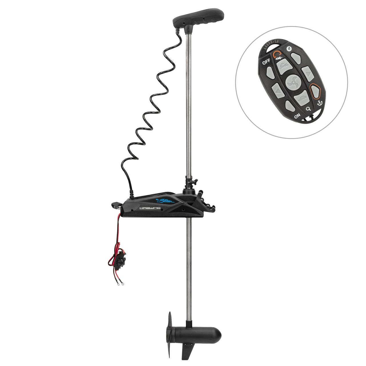 Електромотор Haswing Cayman B 80Lbs 24V GPS чорний HE-50739-183_BY