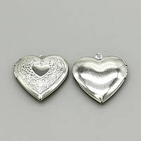 Жіночі кулони серця підвіски. Медальйон на шию на подарунок. Підвіски на подарунок. Підвіска на шию, фото 9