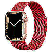 Ремінець міланська петля для Apple Watch Red, 38/40/41мм