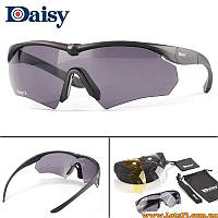 Daisy Crossbow X тактические очки для военных баллистические очки со сменными линзами на резинке для стрельбы