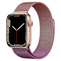 Ремінець міланська петля для Apple Watch Pink Purple, 42/44/45/49мм