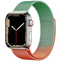 Ремінець міланська петля для Apple Watch rolan Orange, 42/44/45/49мм