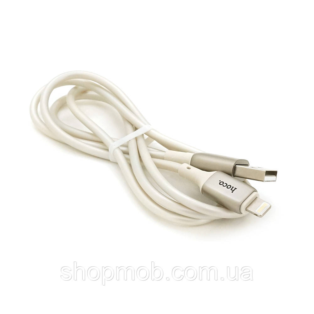 SM  SM Кабель Hoco X66, iPhone-USB, 2.4A, White, длина 1м, BOX