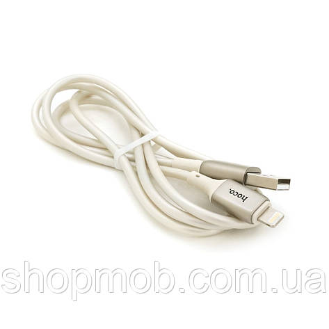 SM  SM Кабель Hoco X66, iPhone-USB, 2.4A, White, длина 1м, BOX, фото 2
