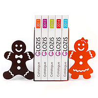 Упоры для книг Glozis Gingerbread G-021 30 х 20 см ZZ, код: 147595