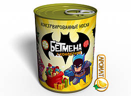 Консервовані шкарпетки Бетмена Memorable Незвичайний Подарунок Для Супергероя ZZ, код: 2450588