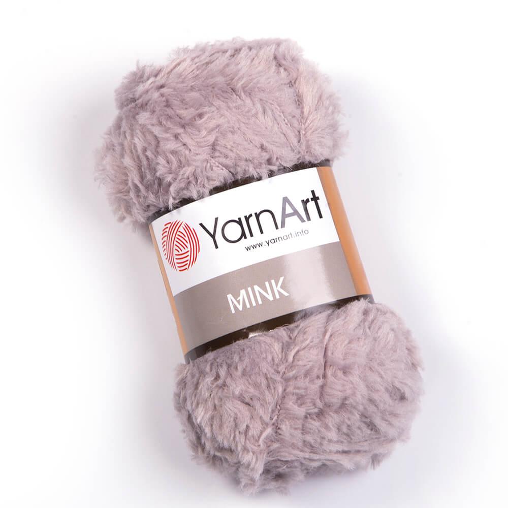 Пряжа YarnArt Mink, імітація хутра, колір 337, сіро-бежевий