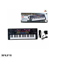 Музичний синтезатор TL-3769 (36шт/2) 37 клавіш мікрофон від мережі у коробці 50*6,5*18 см