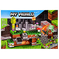Конструктор детский Minecraft Bambi MG501D 122 детали ZZ, код: 8323454