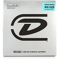 Струны для бас-гитары Dunlop DBMMS45125 Marcus Miller Super Bright Bass 5 Strings 45 125 ZZ, код: 6555828