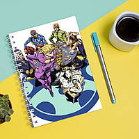 Скетчбук Sketchbook блокнот для рисования с принтом oJo's Bizarre Adventure - Невероятные при ZZ, код: 8301512