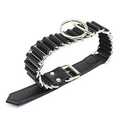 Нашийник з кільцем Bondage Slave Leather Collar Bdsm4u ZZ, код: 8374034