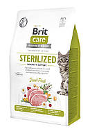 Корм Brit Care Sterilized Immunity Support сухой со свининой для укрепления иммунитета у стер ZZ, код: 8451134