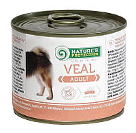 Корм Nature's Protection Adult Veal влажный с телятиной для взрослых собак всех пород 200 гр ZZ, код: 8452191