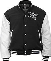 Куртка бомбер Mil-Tec NY Baseball - Black-White 10370002