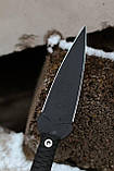 Тактичний та бойовий кинджал «Акінак #1» з піхвами з АБС пластику 50Х14МФ/59 HRC., фото 3
