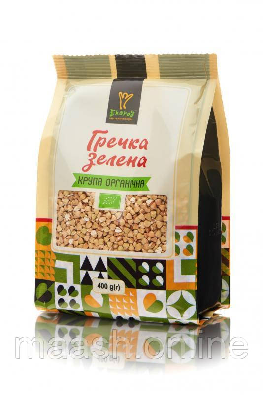 Гречка зелена органічна Екород, 400 г