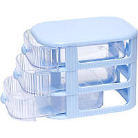 Органайзер настільний WXS-3, 3 відділення Blue