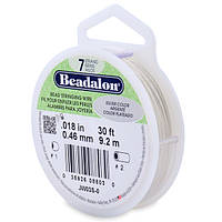 Тросик ювелірний Beadalon 7 струн, Silver Color, товщина 0.46 мм, 30 футів (9.2 м)