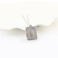 Медальйон на шию на подарунок. Підвіски на подарунок. Підвіска на шию. Жіночі кулони підвіски у формі книги, фото 9