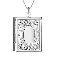 Медальйон на шию на подарунок. Підвіски на подарунок. Підвіска на шию. Жіночі кулони підвіски у формі книги, фото 3