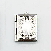Медальйон на шию на подарунок. Підвіски на подарунок. Підвіска на шию. Жіночі кулони підвіски у формі книги, фото 4