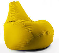Кресло мешок груша Beans Bag Оксфорд Стронг 85 х 105 см Желтый (hub_l9tm5t) GL, код: 2388317