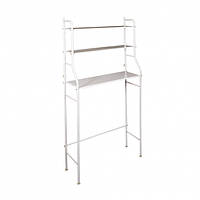 Полка-стеллаж над стиральной машиной RIAS Laundry Rack TW-106 напольная 68х26х168 см White (3 ZZ, код: 7889635