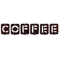 Вешалка настенная Glozis Coffee H-004 50 х 10 см ZZ, код: 241779