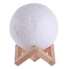 Нічний світильник 3D Moon Lamp Місяць без акумулятора з пультом (3_03723) ZZ, код: 8157166