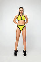 Купальник раздельный (Плавки и Топ) Designed for Fitness Mia Lime S ZZ, код: 6627931