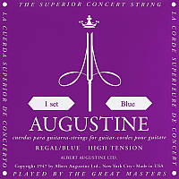 Струны для классической гитары Augustine Regal Blue Label Classical Guitar Strings High Tensi ZZ, код: 6556236