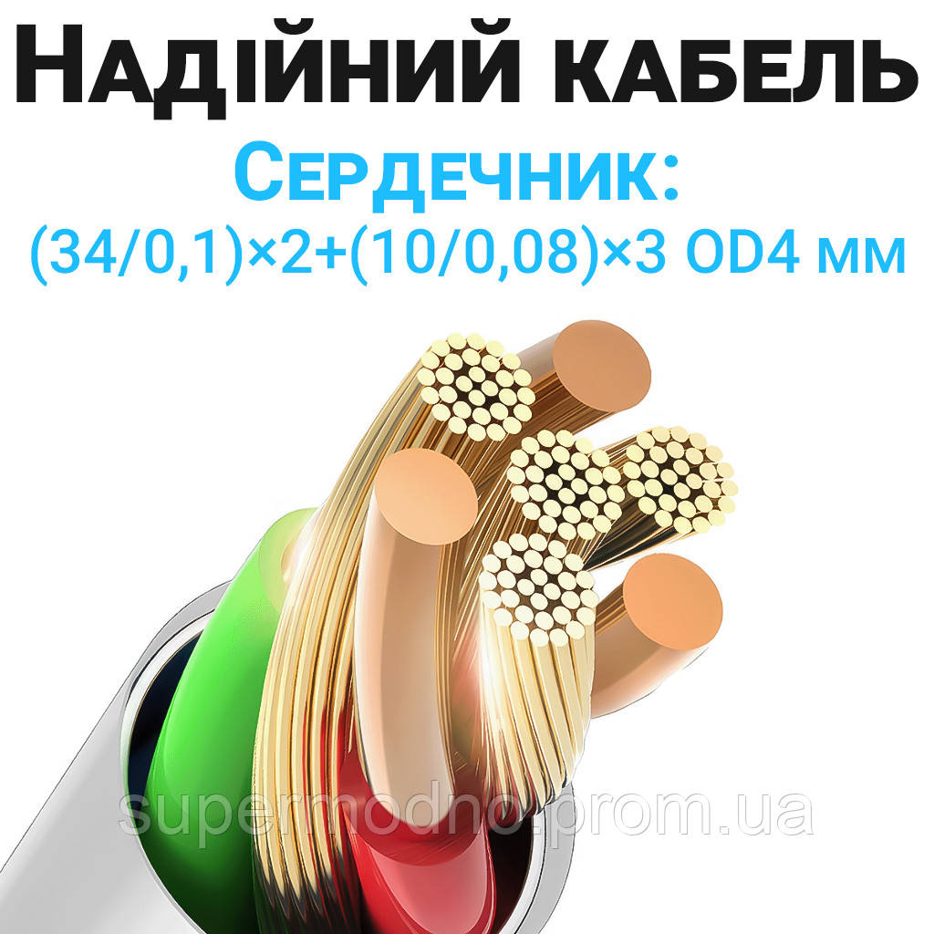 Скоростной кабель для зарядки и синхронизации Hoco X93 iPhone iPad USB type C - Lightning 20 MN, код: 8403967 - фото 5 - id-p2145758917