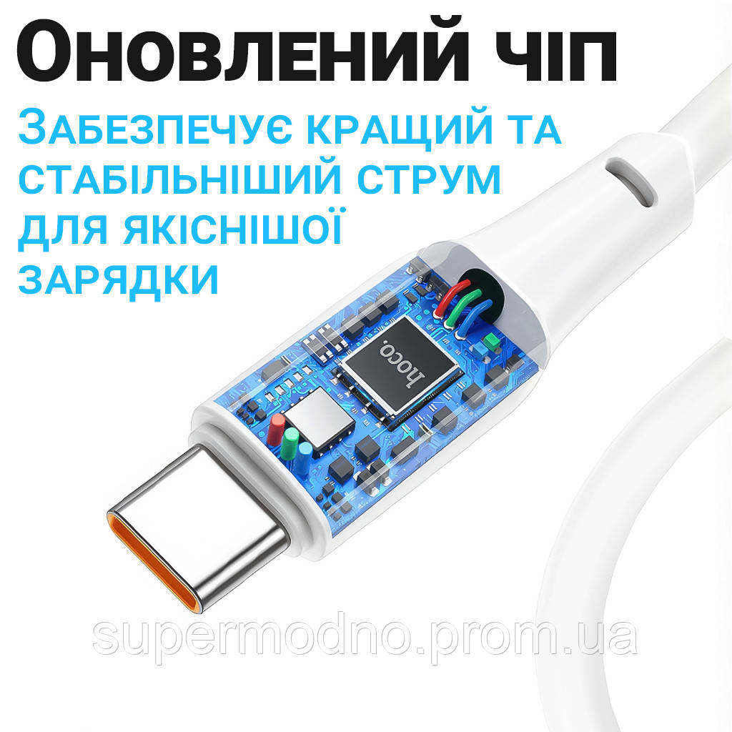 Скоростной кабель для зарядки и синхронизации Hoco X93 iPhone iPad USB type C - Lightning 20 MN, код: 8403967 - фото 6 - id-p2145758917