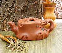 Чайник исинская глина светло-коричневый 250 мл