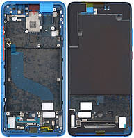 Средняя часть Xiaomi Mi 9 Lite/Mi CC9 синяя Aurora Blue