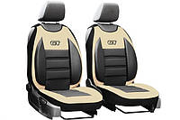 Авточехлы накидки для VOLKSWAGEN GOLF 2012-2020 VII POK-TER GT бежевые на передние сиденья IB, код: 8449491