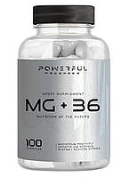 Витаминно-минеральный комплекс для спорта Powerful Progress Mg+B6 100 Caps GL, код: 7761336