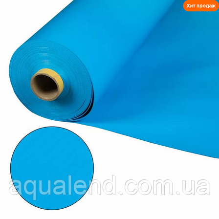 Плівка ПВХ (лайнер) Cefil, колір Urdike (темно-блакитний), ширина 1,65 м, фото 2