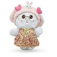 Мягкая игрушка Кролик Lalafanfan белый MIC (С21703) ZZ, код: 8342955