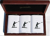 Комплект мужских носовых платков Guasch Art box 50 CAZ (973) GL, код: 1371588