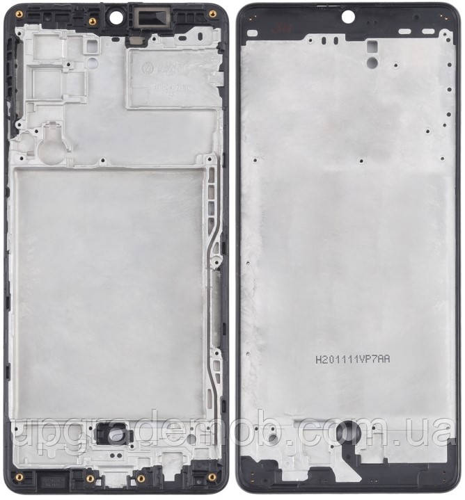 Рамка дисплея Samsung A426 Galaxy A42 5G чорна, фото 1