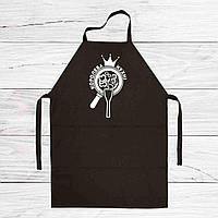 Фартук кухонный с принтом Арбуз Kitchen Queen Королева кухни 68 см Черный IB, код: 8211782