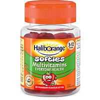 Витамины для детей Haliborange Kids Multivitamin STR 30 Gummies Strawberry GL, код: 8372370
