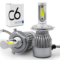 Светодиодные автомобильные LED лампы C6 H4 ближний 12-24В Roven