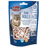 Лакомство для кошек PREMIO Tuna Rolls Trixie с тунцом и курицей 50гр (TX-42732) SX, код: 7510160