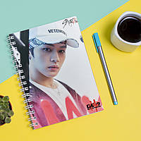 Скетчбук Sketchbook блокнот для рисования с принтом Группа Stray Kids Ян Чон Ин Yang Jeong In MN, код: 8301682