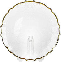 Набор подставных тарелок Mirror Stream золото DP186194 BonaDi 4 шт MN, код: 8382140