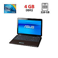 Ноутбук Asus K70IJ/ 17.3" (1600x900)/ Core2Duo T6600/ 4 GB RAM/ 320 GB HDD/ HD Graphics / WebCam