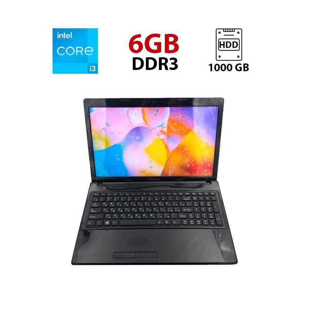 Ноутбук Lenovo Ideapad G585/ 15.6" (1366x768)/ Core i3-3120M/ 6 GB RAM/ 1000 GB HDD/ HD 4000